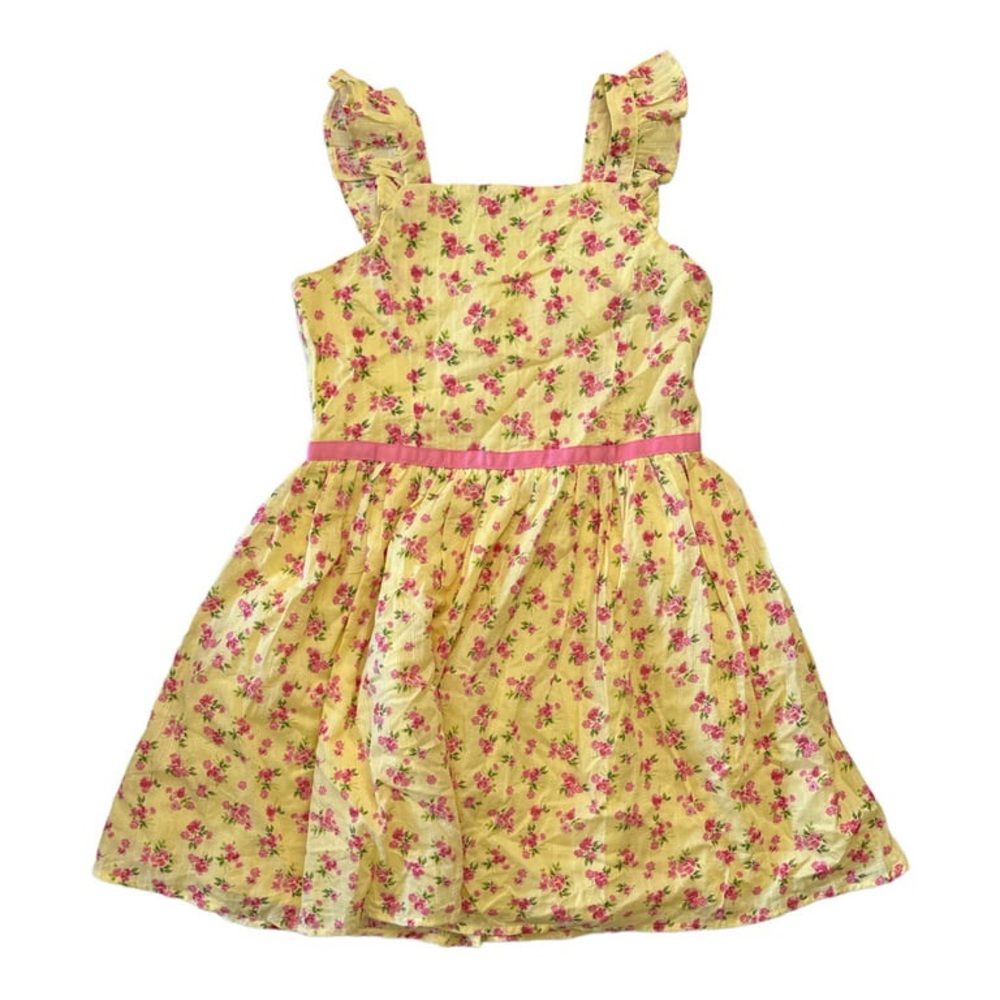 Zunie Girl Girl's Cotton Floral A-Line Knee-Length Dress